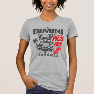 T-shirt Cadeau souvenir Bahamas : Bimini Bahamas Swimming 