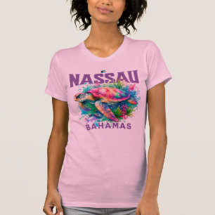 T-shirt Cadeau souvenir Bahamas : Nassau Bahamas Sea Turtl