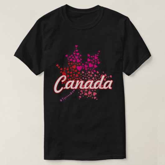 T-shirt cadeau souvenir du Canada pour les femmes (Design devant)