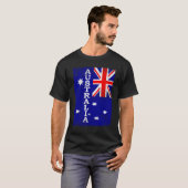 T-shirt Cadeau Souvenirs australien - drapeau de l'Austral (Devant entier)