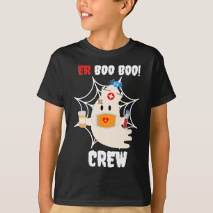 T-shirt Cadeau Spider Boo Crew Nurse Halloween mignonne