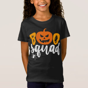 T-Shirt Cadeau Spider   Boo Squad - Citrouille Spider Hall