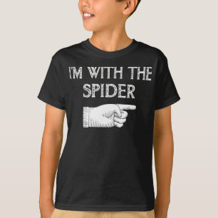 T-shirt Cadeau Spider I'm With The Spider Costume Matchi