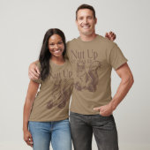 T-shirt Cadeau Squirrel Nut Up Or Shut Up (Unisexe)