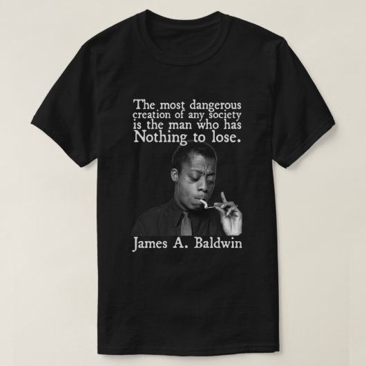 T-shirt Cadeau surprise James Baldwin Halloween Holiday (Design devant)