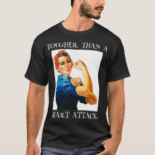T-shirt Cadeau survivant de l'attaque cardiaque des femmes