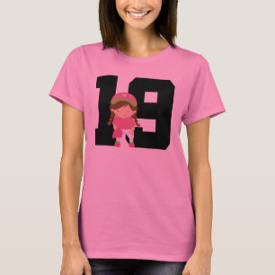 T-shirt Cadeau uniforme du numéro 19 de joueur de