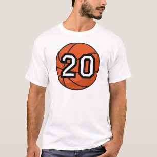 T-shirt Cadeau uniforme du numéro 20 de joueur de basket
