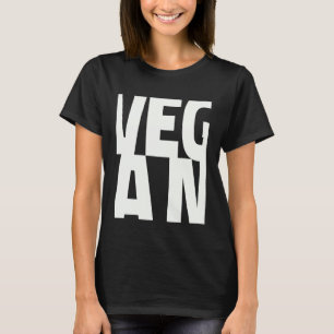 T-shirt Cadeau Végétalien avec Typographie Rétro Cool Colo