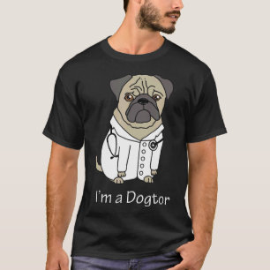 T-shirt cadeau vétérinaire chien de compagnie drôl
