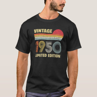 T-shirt Cadeau vintage 1950 Édition Limitée 70E Anniversai