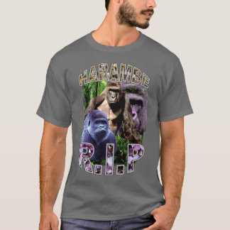 T-shirt Cadeau vintage HipHop RIP Harambe