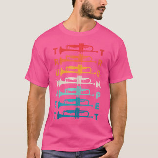 T-shirt Cadeau vintage Trumpets pour Concert Band Cool Ret