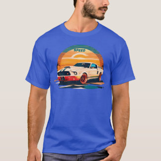 T-shirt Cadeau voiture de sport rétro