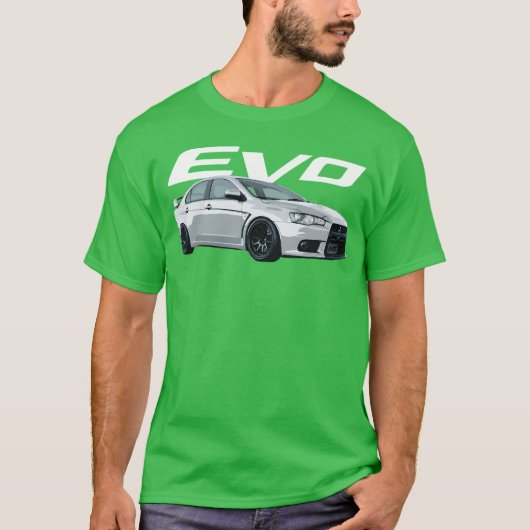 T-shirt Cadeau voiture JDM EVO X (Devant)