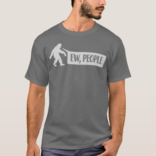 T-shirt Cadeau Yeti citation ew personnes (Devant)