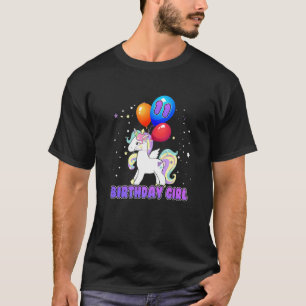 T-shirt Cadeaux 11 Ans Ballon Licorne 11e Anniversaire Gi
