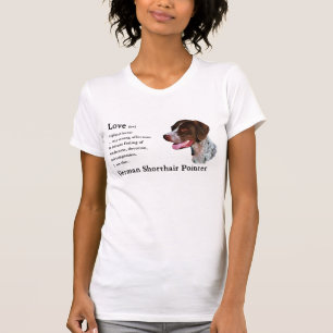 T-shirt Cadeaux allemands d'indicateur aux cheveux courts