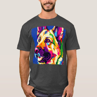 T-shirt Cadeaux Amoureux de les chiens allemands bergers c