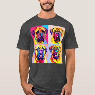 T-shirt Cadeaux Amoureux de les chiens Bullmastiff