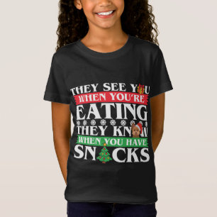 T-Shirt Cadeaux Amoureux de les chiens - Yorkie Noël