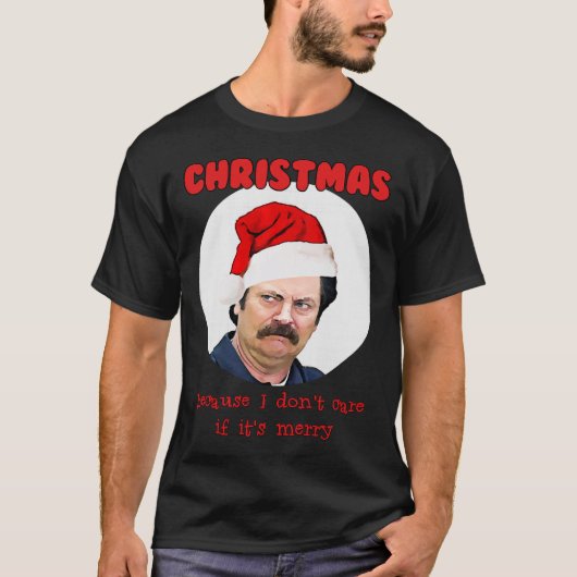 T-shirt cadeaux amusants ron swanson (Devant)