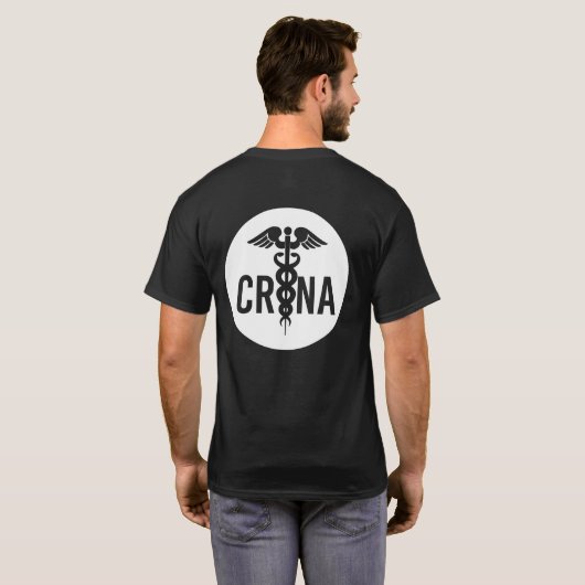 T-shirt Cadeaux anesthésistes certifiés CRNA (Dos entier)