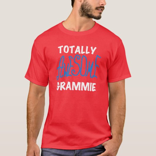 T-shirt Cadeaux bleus totalement impressionnants de (Devant)