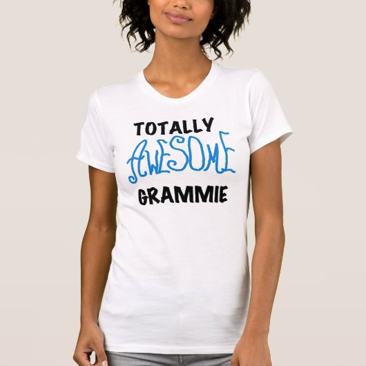 T-shirt Cadeaux bleus totalement impressionnants de (Devant)