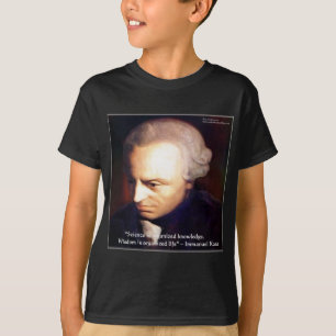 T-shirt Cadeaux Citation Immanuel Kant Science Contre Conn
