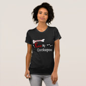 T-shirt Cadeaux d'amants de Cockapoo (Devant entier)