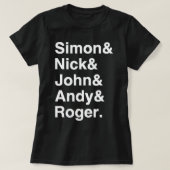 T-shirt Cadeaux d'anniversaire Duran Duran Groupe succès I (Design devant)