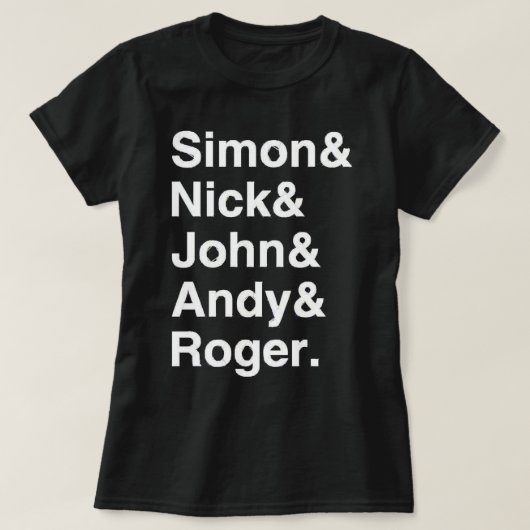 T-shirt Cadeaux d'anniversaire Duran Duran Groupe succès I (Design devant)