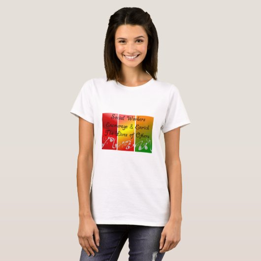 T-shirt Cadeaux d'assistant social (Devant entier)