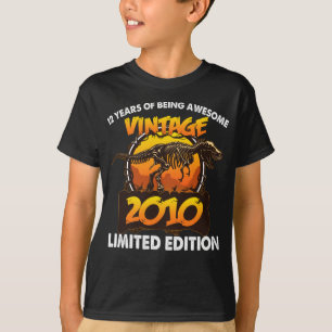 T-shirt Cadeaux de 12 ans Vintage 2010 Edition Limitée 12e