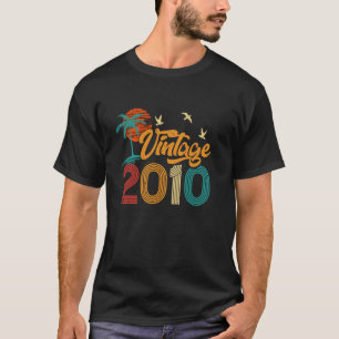 T-shirt Cadeaux De 15 Ans Vintage Fait En 2010 Drôle 15E