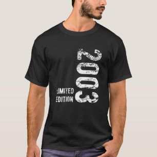 T-shirt Cadeaux De 20 Ans 2003 Édition Limitée 20E Naissan