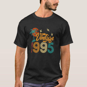 T-shirt Cadeaux De 30 Ans Vintage Fait En 1995 Drôle 30e