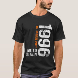 T-shirt Cadeaux de 30e anniversaire Vintage 1996 Hommes Fe