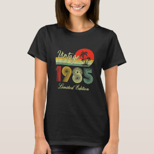 T-shirt Cadeaux de 37 ans Vintage 1985 Édition limitée