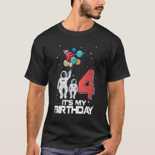 T-shirt Cadeaux de 4 ans C'est mon 4e anniversaire Garçons