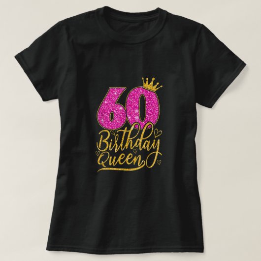 T-shirt Cadeaux de 60 ans 60e anniversaire Queen Diamond C (Design devant)