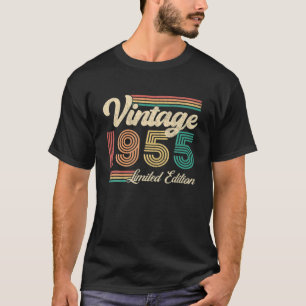 T-shirt Cadeaux De 67 Ans Né En 1955 67E Anniversaire Vint