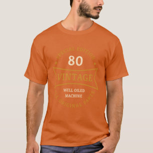 T-shirt Cadeaux de 80 ans pour les 80 ans Nés en 1943 Vint