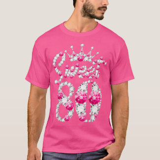 T-shirt Cadeaux de 80 ans sucré 80e anniversaire Diamant r