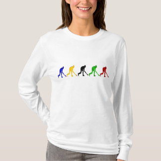 T-shirt Cadeaux de bâton de hockey et de boule de gisement