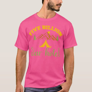T-shirt Cadeaux de camping de camp d'hôtel cinq milliards