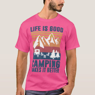 T-shirt Cadeaux De Camping Pour Camper Hommes Femmes Campi