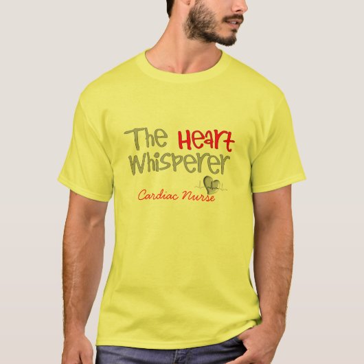 T-shirt Cadeaux de cardiologue "le Whisperer de coeur " (Devant)