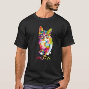 T-shirt Cadeaux De Chat Pour Les Amateurs De Kitten Art Co
